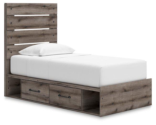 Graystorm Bed with Storage - Carl's Furniture (Garden City, KS)