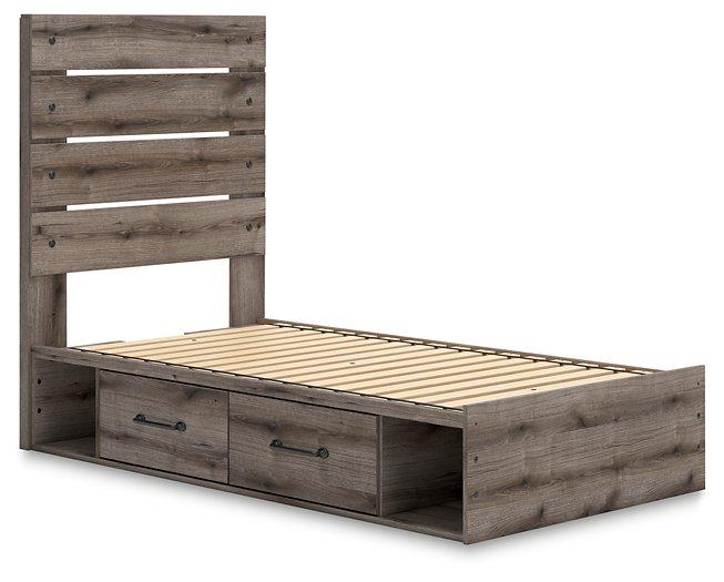 Graystorm Bed with Storage - Carl's Furniture (Garden City, KS)