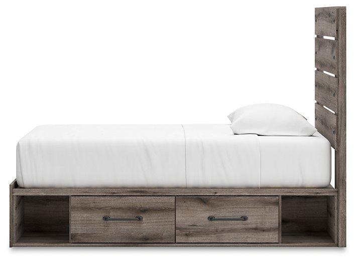 Graystorm Bed with Storage - Carl's Furniture (Garden City, KS)