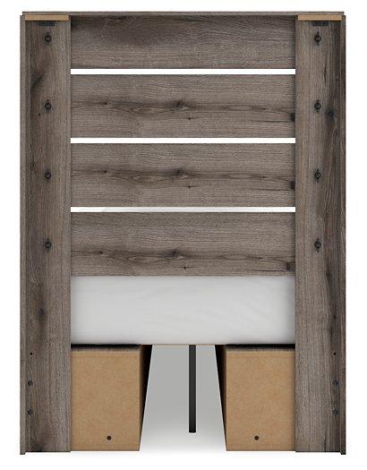 Graystorm Bed with Storage - Carl's Furniture (Garden City, KS)