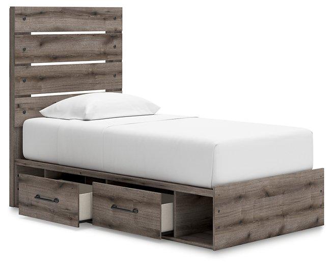 Graystorm Bed with Storage - Carl's Furniture (Garden City, KS)
