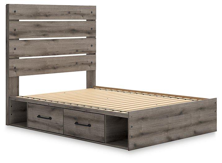 Graystorm Bed with Storage - Carl's Furniture (Garden City, KS)