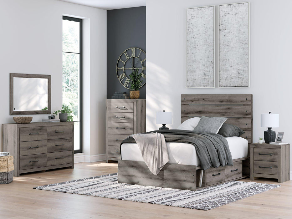 Graystorm Bed with Storage - Carl's Furniture (Garden City, KS)