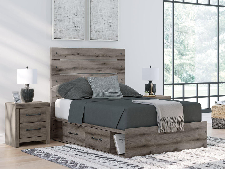 Graystorm Bed with Storage - Carl's Furniture (Garden City, KS)