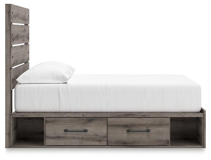 Graystorm Bed with Storage - Carl's Furniture (Garden City, KS)