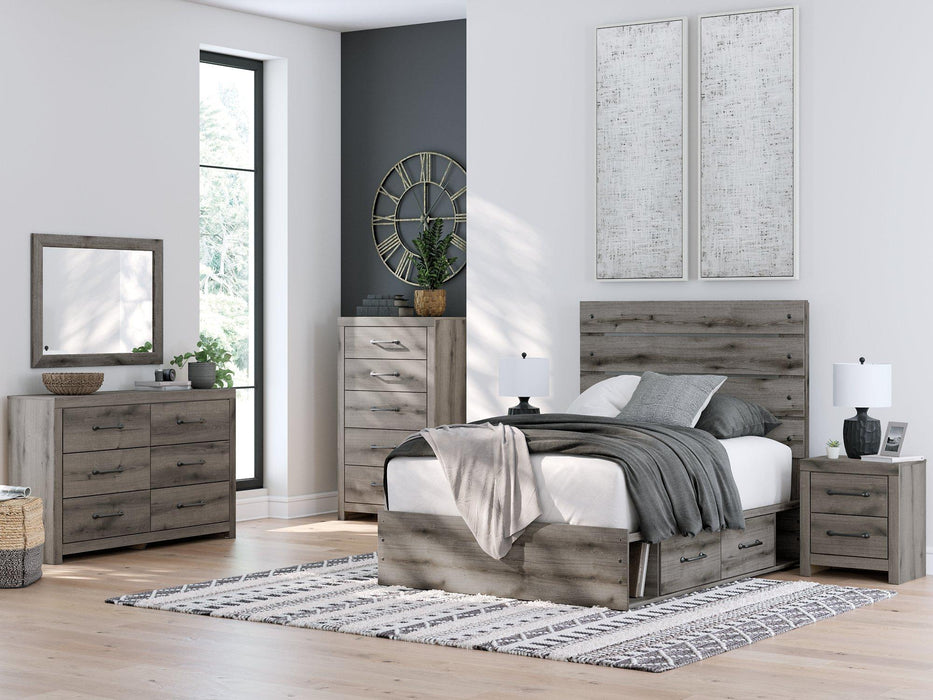Graystorm Bed with Storage - Carl's Furniture (Garden City, KS)