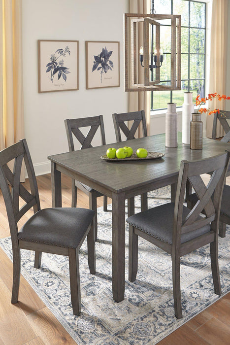 Caitbrook Dining Table and Chairs (Set of 7) - Carl's Furniture (Garden City, KS)