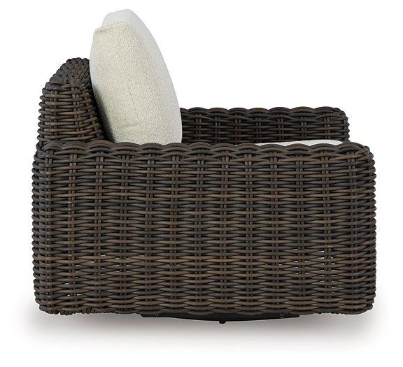 Kimora Outdoor Swivel Lounge Chair - Carl's Furniture (Garden City, KS)