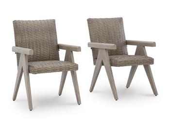 Cliff Trails Outdoor Arm Chair (Set of 2) - Carl's Furniture (Garden City, KS)