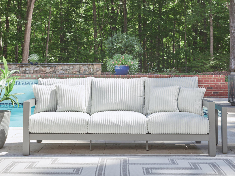 Hurley Park Outdoor Sofa with Cushion - Carl's Furniture (Garden City, KS)