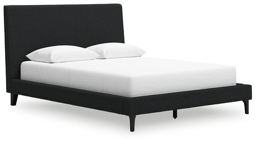 Cadmori Upholstered Bed with Roll Slats - Carl's Furniture (Garden City, KS)