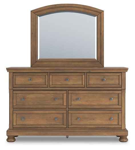 Feddinger Dresser and Mirror - Carl's Furniture (Garden City, KS)