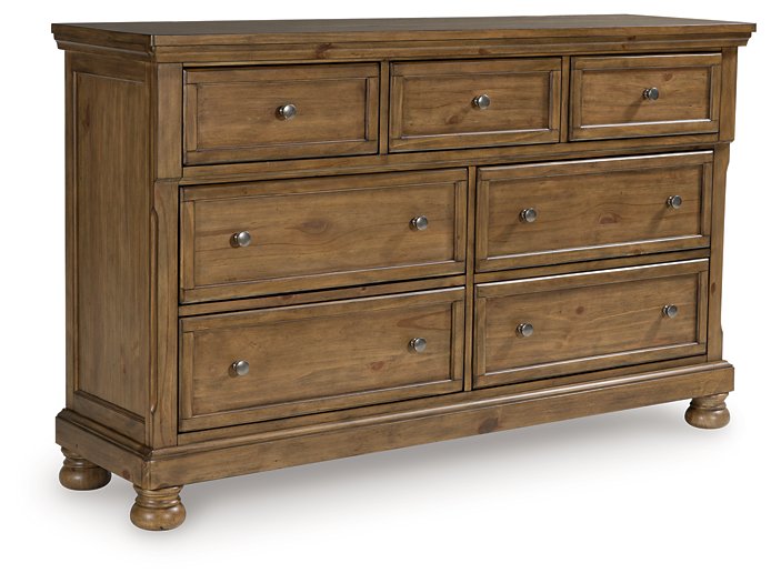 Feddinger Dresser and Mirror - Carl's Furniture (Garden City, KS)