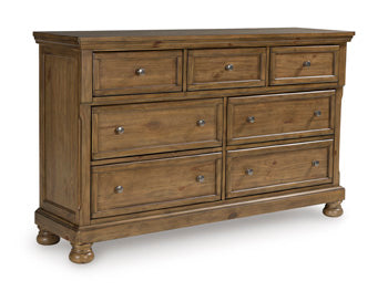 Feddinger Dresser and Mirror - Carl's Furniture (Garden City, KS)
