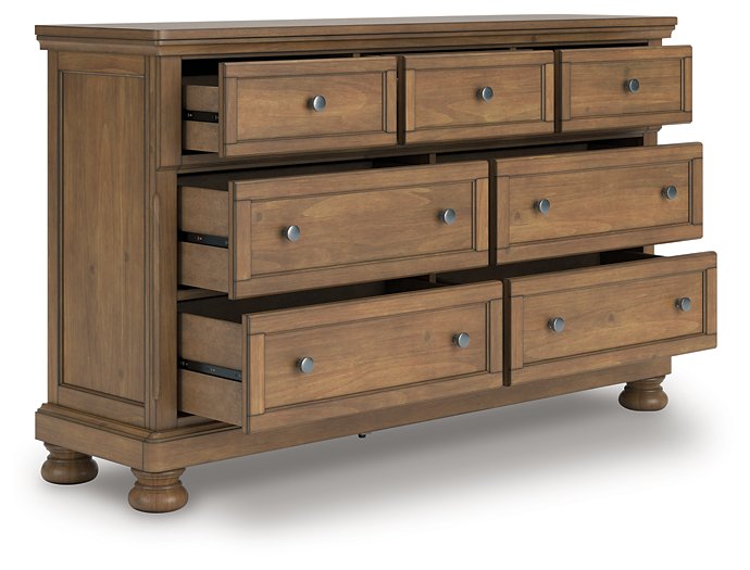 Feddinger Dresser and Mirror - Carl's Furniture (Garden City, KS)