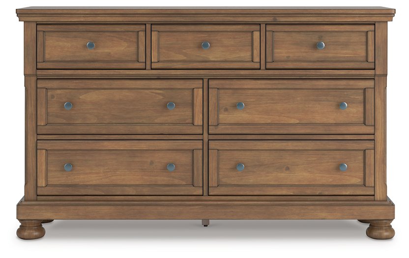 Feddinger Dresser and Mirror - Carl's Furniture (Garden City, KS)