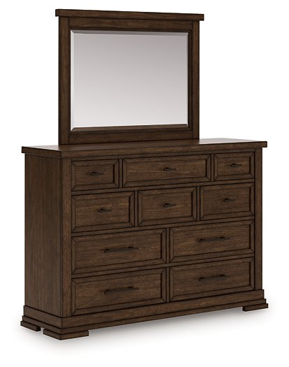Taffenbrook Dresser and Mirror - Carl's Furniture (Garden City, KS)