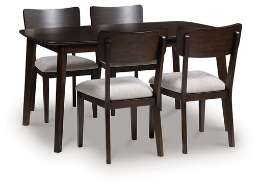 Mallenette Dining Table and 4 Chairs (Set of 5) - Carl's Furniture (Garden City, KS)