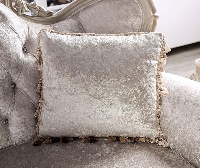 Acapulco White & Espresso Sofa - Carl's Furniture (Garden City, KS)