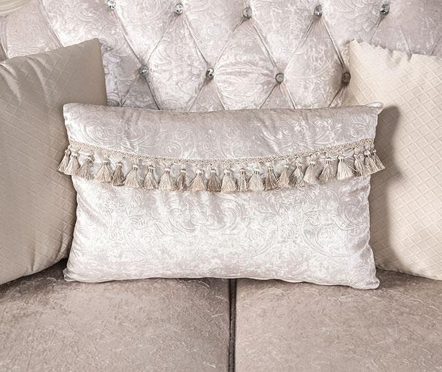 Acapulco White & Espresso Loveseat - Carl's Furniture (Garden City, KS)