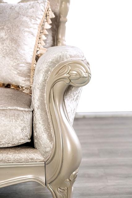 Acapulco White & Espresso Sofa - Carl's Furniture (Garden City, KS)
