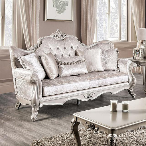 Acapulco White & Espresso Sofa - Carl's Furniture (Garden City, KS)