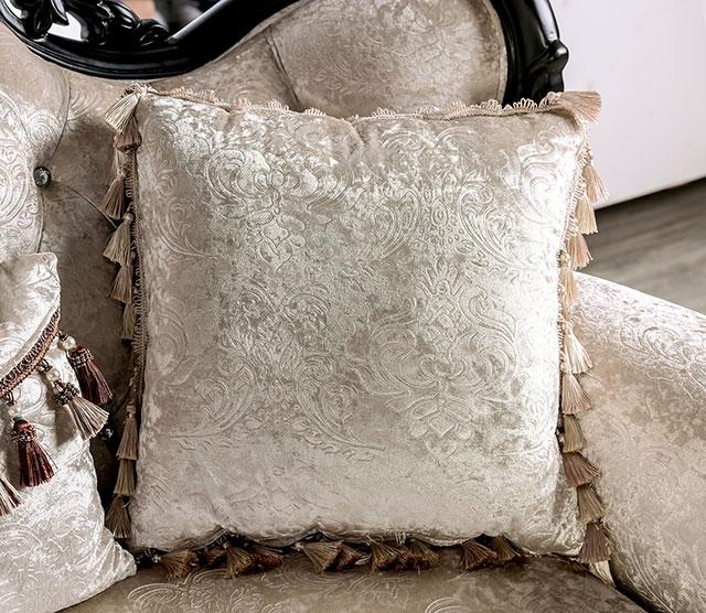 Acapulco White & Espresso Loveseat - Carl's Furniture (Garden City, KS)