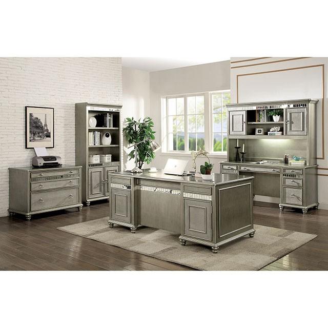 Aine Computer Desk Hutch - Carl's Furniture (Garden City, KS)