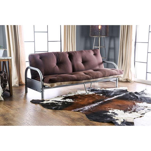 Aksel Black/Red Futon Mattress, Black, Red & Gray - Carl's Furniture (Garden City, KS)