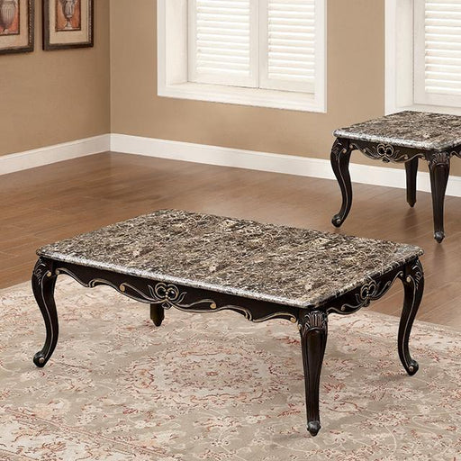 Albacete Coffee Table Walnut & Campage - Carl's Furniture (Garden City, KS)