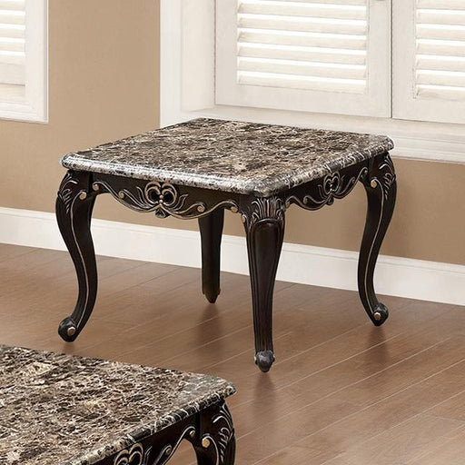 Albacete End Table Walnut & Campage - Carl's Furniture (Garden City, KS)