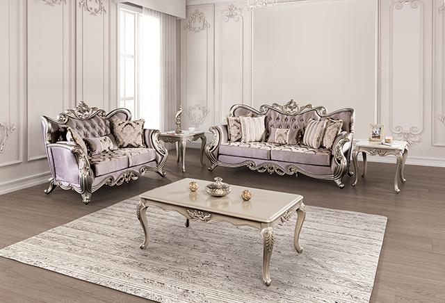 Albacete Sofa Campage & Walnut - Carl's Furniture (Garden City, KS)