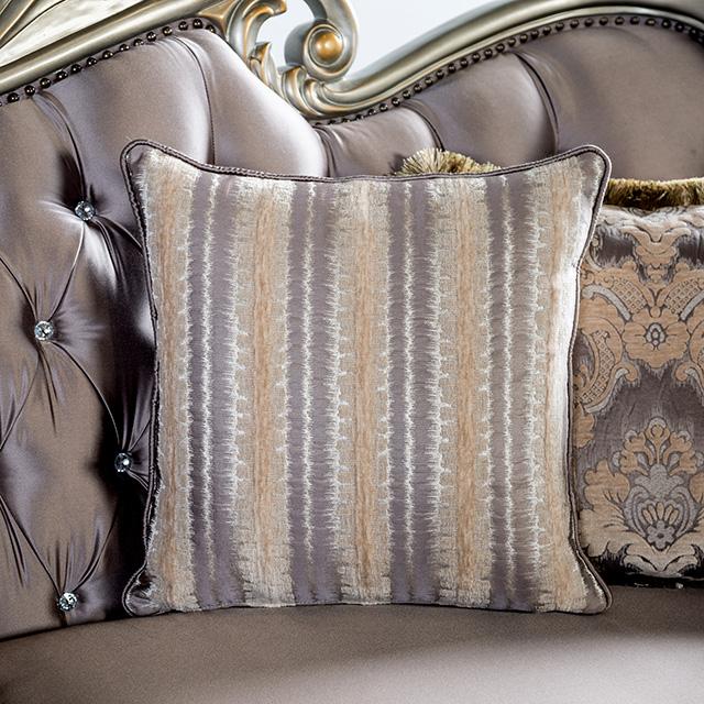 Albacete Sofa Campage & Walnut - Carl's Furniture (Garden City, KS)