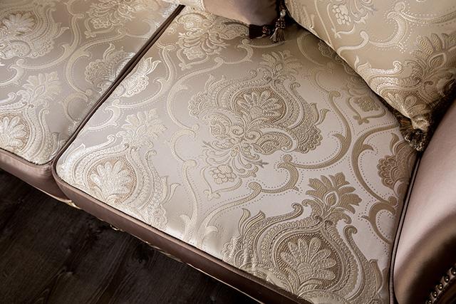 Albacete Sofa Campage & Walnut - Carl's Furniture (Garden City, KS)