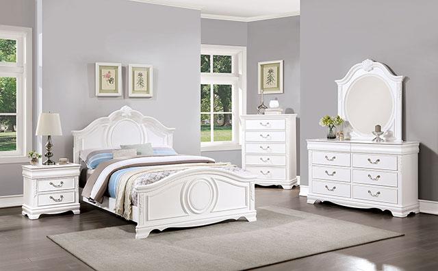 ALECIA Mirror, White - Carl's Furniture (Garden City, KS)
