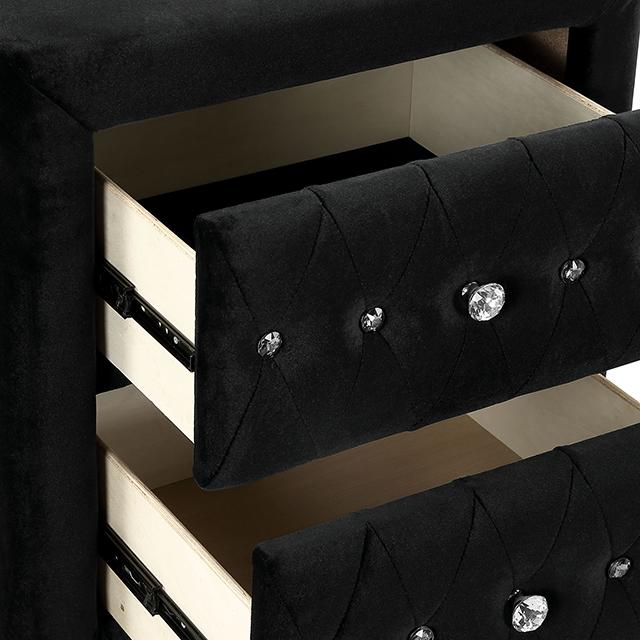 Zohar Bed Black & Pink - Carl's Furniture (Garden City, KS)