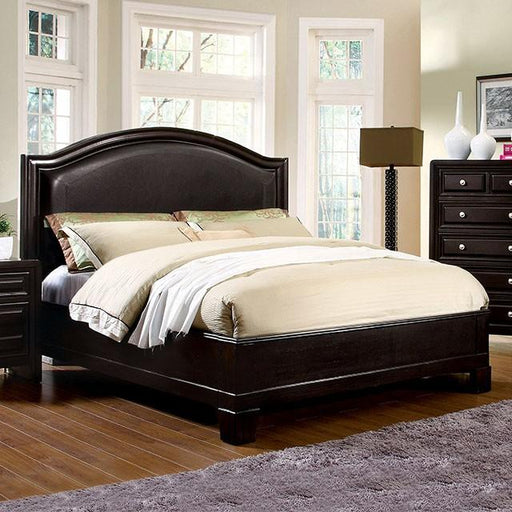 Winsor Espresso E.King Bed - Carl's Furniture (Garden City, KS)