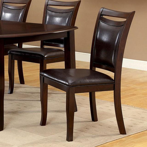 Woodside Dark Cherry/Espresso Side Chair (2/CTN) - Carl's Furniture (Garden City, KS)