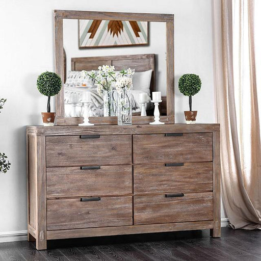 Wynton Weathered Light Oak Dresser - Carl's Furniture (Garden City, KS)