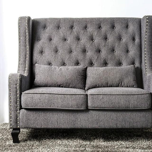 Alicante Love Seat Bench, Gray - Carl's Furniture (Garden City, KS)