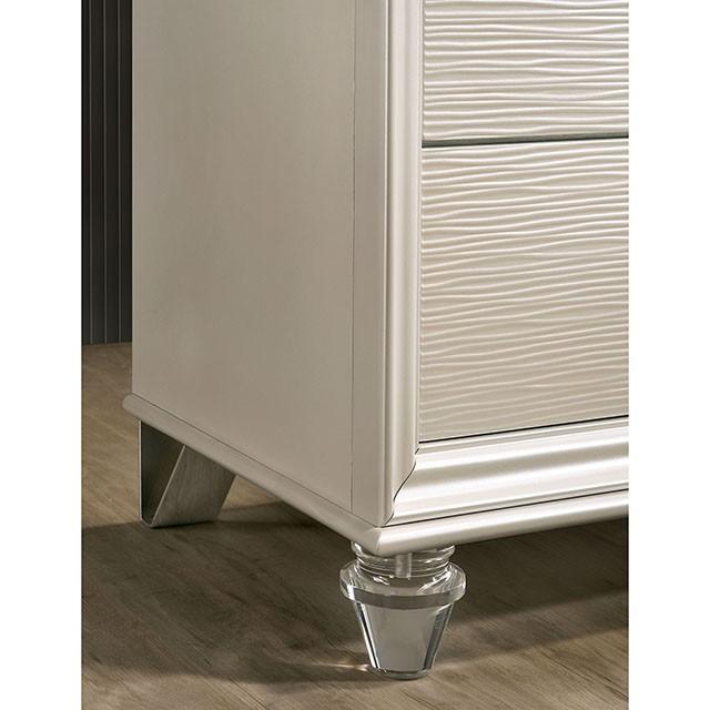 ALLIE Dresser Beige & Rose Gold - Carl's Furniture (Garden City, KS)