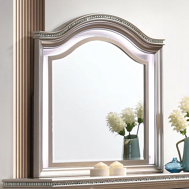 ALLIE Mirror Beige & Rose Gold - Carl's Furniture (Garden City, KS)