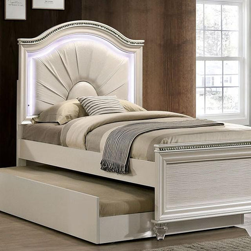 Allie Bed Beige & Pink - Carl's Furniture (Garden City, KS)