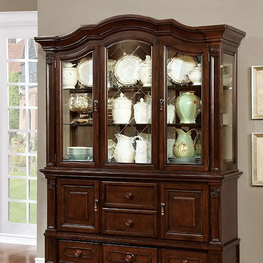 Alpena Brown Cherry Hutch & Buffet - Carl's Furniture (Garden City, KS)