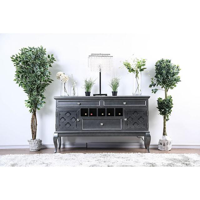 Amina Gray Server - Carl's Furniture (Garden City, KS)