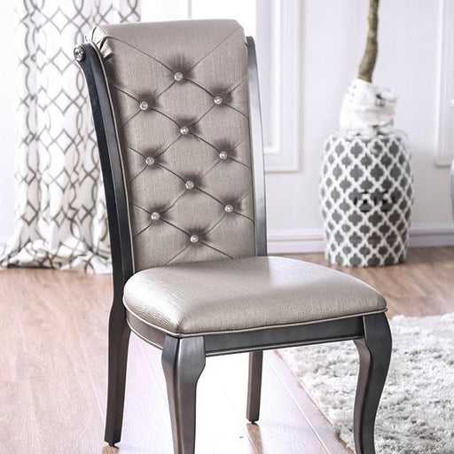 Amina Gray Side Chair (2/CTN) - Carl's Furniture (Garden City, KS)