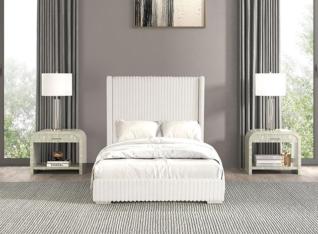Cadwell Bed Black, Grey, Pink & White - Carl's Furniture (Garden City, KS)