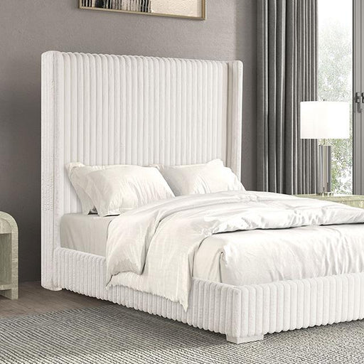 Cadwell E.King, Queen, & Full Bed White, Gray, & Black - Carl's Furniture (Garden City, KS)