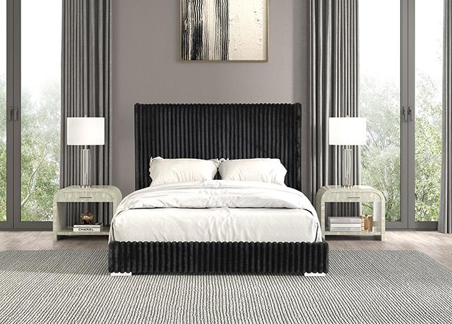 Cadwell Bed Black, Grey, Pink & White - Carl's Furniture (Garden City, KS)
