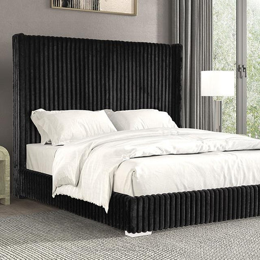 Cadwell Bed Black, Grey, Pink & White - Carl's Furniture (Garden City, KS)